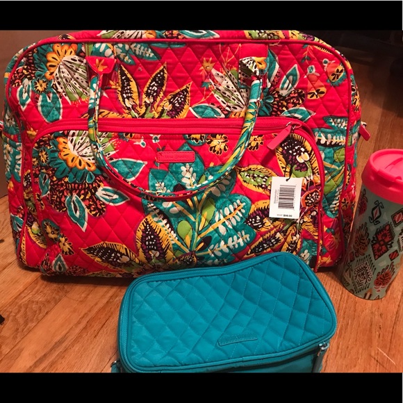 Vera Bradley Rumba Weekender set - Picture 5 of 6
